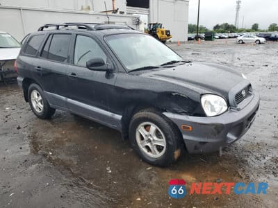 Czwarte zdjęcie samochodu z boku: 2004 HYUNDAI SANTA FE GLS VIN:KM8SC13E14U721273 - miniatura