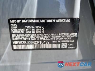 Zdjęcie 13 z 13 samochodu: 2024 BMW I7 XDRIVE60 VIN:WBY53EJ09RCP16432 - miniatura