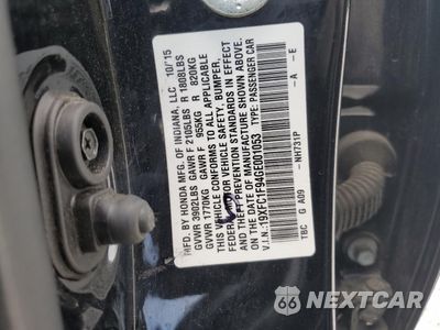 Zdjęcie 12 z 12 samochodu: 2016 HONDA CIVIC TOURING VIN:19XFC1F94GE001053 - miniatura