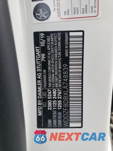 Zdjęcie 12 z 12 samochodu: 2020 MERCEDES-BENZ E 350 VIN:WDDZF8DBXLA748839 - miniatura