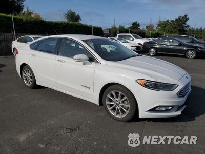Czwarte zdjęcie samochodu z boku: 2017 FORD FUSION SE HYBRID VIN:3FA6P0LU7HR400711 - miniatura