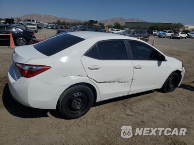 Trzecie zdjęcie samochodu z tyłu: 2014 TOYOTA COROLLA L VIN:5YFBURHE6EP121789 - miniatura