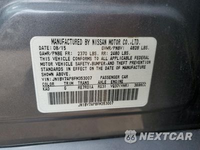Zdjęcie 12 z 12 samochodu: 2015 INFINITI Q50 BASE VIN:JN1BV7AP8FM353007 - miniatura