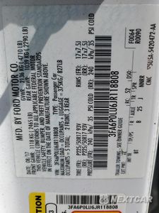 Zdjęcie 12 z 12 samochodu: 2018 FORD FUSION SE HYBRID VIN:3FA6P0LU6JR118808 - miniatura