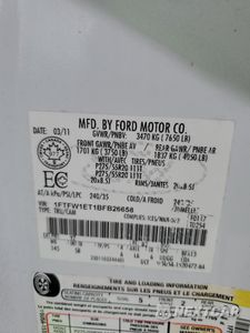 Zdjęcie 12 z 12 samochodu: 2011 FORD F150 SUPERCREW VIN:1FTFW1ET1BFB26658 - miniatura