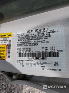 Zdjęcie 12 z 12 samochodu: 2019 FORD FUSION SE VIN:3FA6P0LU8KR263978 - miniatura