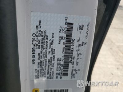 Zdjęcie 12 z 12 samochodu: 2019 FORD FUSION SE VIN:3FA6P0LU6KR124805 - miniatura