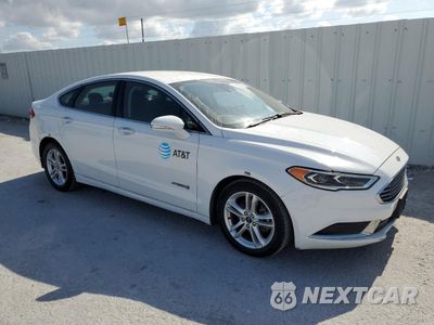 Czwarte zdjęcie samochodu z boku: 2018 FORD FUSION SE HYBRID VIN:3FA6P0LU1JR278711 - miniatura
