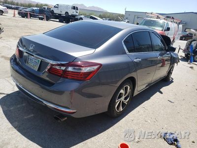 Trzecie zdjęcie samochodu z tyłu: 2017 HONDA ACCORD LX VIN:1HGCR2F35HA122960 - miniatura