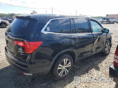 Trzecie zdjęcie samochodu z tyłu: 2017 HONDA PILOT EXL VIN:5FNYF6H50HB098075 - miniatura
