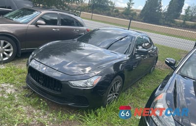 Drugie zdjęcie samochodu z przodu: 2014 MASERATI GHIBLI VIN:ZAM57XSAXE1105514 - miniatura