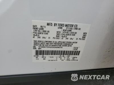 Zdjęcie 13 z 13 samochodu: 2016 FORD EXPLORER XLT VIN:1FM5K7DH2GGA84070 - miniatura