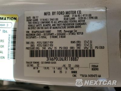 Zdjęcie 12 z 12 samochodu: 2018 FORD FUSION SE HYBRID VIN:3FA6P0LU6JR118887 - miniatura