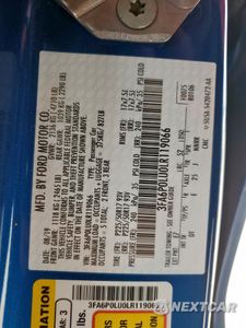 Zdjęcie 12 z 12 samochodu: 2020 FORD FUSION SE VIN:3FA6P0LU0LR119066 - miniatura