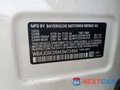 Zdjęcie 13 z 13 samochodu: 2021 BMW X1 XDRIVE28I VIN:WBXJG9C09M3M72494 - miniatura