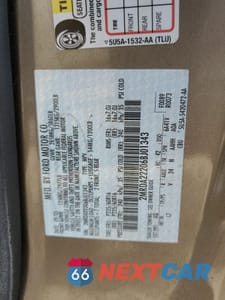 Zdjęcie 13 z 15 samochodu: 2006 MERCURY MONTEREY LUXURY VIN:2MRDA22206BJ01343 - miniatura