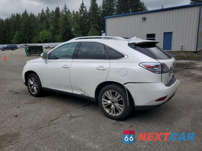 Drugie zdjęcie samochodu z przodu: 2012 LEXUS RX 450H VIN:JTJBC1BA4C2432852 - miniatura