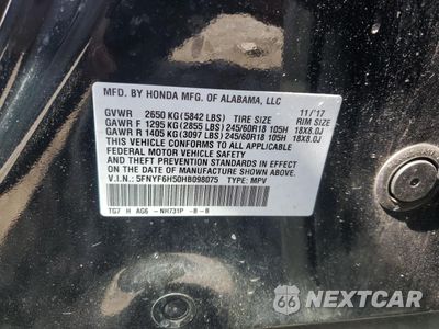 Zdjęcie 13 z 15 samochodu: 2017 HONDA PILOT EXL VIN:5FNYF6H50HB098075 - miniatura