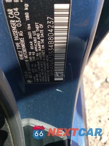 Zdjęcie 12 z 12 samochodu: 2004 BMW 530 I VIN:WBANA73534B804237 - miniatura