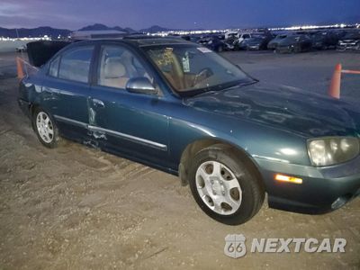 Czwarte zdjęcie samochodu z boku: 2002 HYUNDAI ELANTRA GLS VIN:KMHDN45D72U270727 - miniatura
