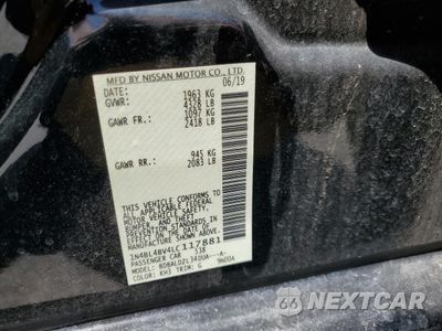 Zdjęcie 12 z 13 samochodu: 2020 NISSAN ALTIMA S VIN:1N4BL4BV4LC117881 - miniatura
