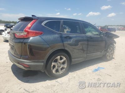 Trzecie zdjęcie samochodu z tyłu: 2017 HONDA CR-V EXL VIN:7FARW1H88HE027602 - miniatura