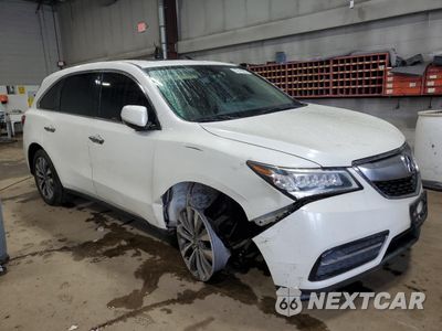 Czwarte zdjęcie samochodu z boku: 2016 ACURA MDX TECHNOLOGY VIN:5FRYD4H40GB062109 - miniatura
