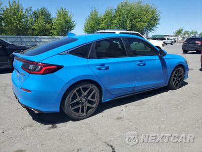 Trzecie zdjęcie samochodu z tyłu: 2022 HONDA CIVIC SPORT TOURING VIN:19XFL1H82NE004664 - miniatura
