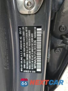 Zdjęcie 12 z 12 samochodu: 2015 PORSCHE PANAMERA 2 VIN:WP0AA2A71FL001836 - miniatura
