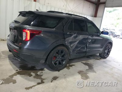 Trzecie zdjęcie samochodu z tyłu: 2020 FORD EXPLORER ST VIN:1FM5K8GC2LGB27595 - miniatura