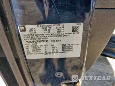 Zdjęcie 13 z 13 samochodu: 2011 GMC ACADIA SLE VIN:1GKKRPED8BJ156243 - miniatura