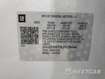 Zdjęcie 12 z 12 samochodu: 2020 CHEVROLET MALIBU LT VIN:1G1ZD5ST0LF029444 - miniatura