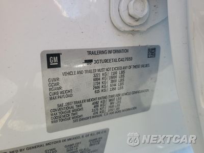 Zdjęcie 12 z 12 samochodu: 2020 GMC SIERRA K1500 AT4 VIN:3GTU9EET4LG417659 - miniatura
