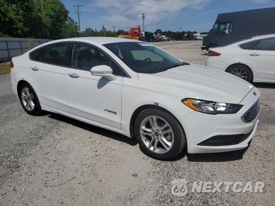 Czwarte zdjęcie samochodu z boku: 2018 FORD FUSION SE HYBRID VIN:3FA6P0LU9JR163497 - miniatura