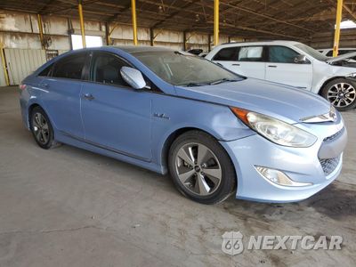 Czwarte zdjęcie samochodu z boku: 2012 HYUNDAI SONATA HYBRID VIN:KMHEC4A48CA037538 - miniatura