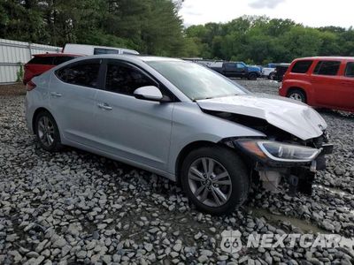 Czwarte zdjęcie samochodu z boku: 2018 HYUNDAI ELANTRA SEL VIN:KMHD84LFXJU493144 - miniatura