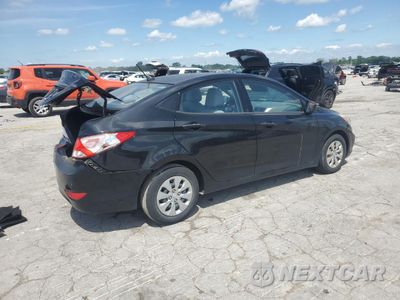 Trzecie zdjęcie samochodu z tyłu: 2016 HYUNDAI ACCENT SE VIN:KMHCT4AE6GU083115 - miniatura