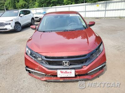 Piąte zdjęcie samochodu w środku: 2019 HONDA CIVIC LX VIN:19XFC2F69KE214276 - miniatura