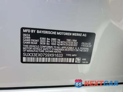 Zdjęcie 13 z 15 samochodu: 2025 BMW X6 XDRIVE40I VIN:5UX33EX07S9X91633 - miniatura