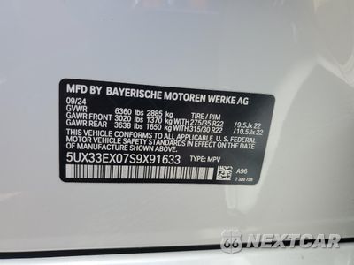 Zdjęcie 13 z 15 samochodu: 2025 BMW X6 XDRIVE40I VIN:5UX33EX07S9X91633 - miniatura