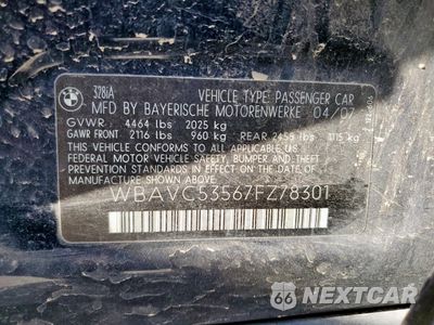 Zdjęcie 12 z 12 samochodu: 2007 BMW 328 I SULEV VIN:WBAVC53567FZ78301 - miniatura