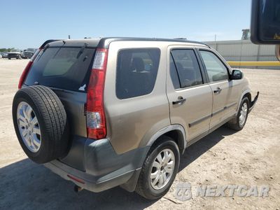 Trzecie zdjęcie samochodu z tyłu: 2006 HONDA CR-V EX VIN:JHLRD788X6C023052 - miniatura