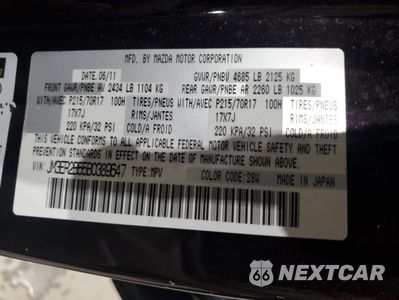 Zdjęcie 13 z 14 samochodu: 2011 MAZDA CX-7 VIN:JM3ER2B55B0389647 - miniatura