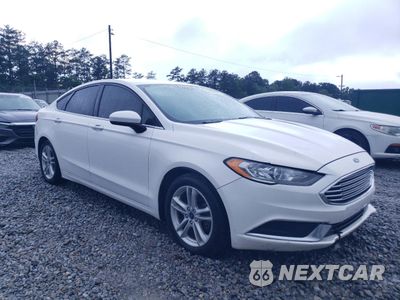 Czwarte zdjęcie samochodu z boku: 2018 FORD FUSION SE VIN:3FA6P0HD8JR231670 - miniatura