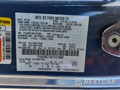 Zdjęcie 12 z 12 samochodu: 2024 FORD MUSTANG GT VIN:1FA6P8CF3R5427800 - miniatura