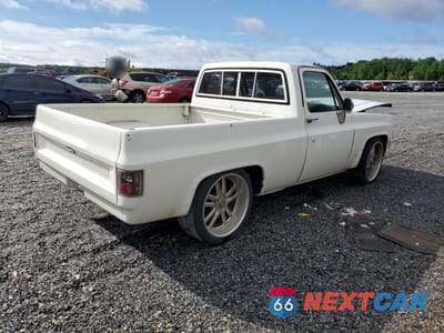 Trzecie zdjęcie samochodu z tyłu: 1984 CHEVROLET C10 VIN:1GCCC14DXEF352529 - miniatura