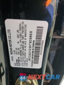 Zdjęcie 12 z 12 samochodu: 1999 NISSAN MAXIMA GLE VIN:JN1CA21D3XT809866 - miniatura