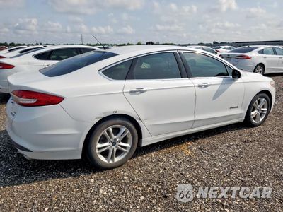 Trzecie zdjęcie samochodu z tyłu: 2018 FORD FUSION SE HYBRID VIN:3FA6P0LU5JR171676 - miniatura