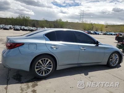 Trzecie zdjęcie samochodu z tyłu: 2019 INFINITI Q50 LUXE VIN:JN1EV7AP4KM513830 - miniatura