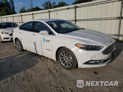 Czwarte zdjęcie samochodu z boku: 2017 FORD FUSION SE HYBRID VIN:3FA6P0LU2HR409655 - miniatura